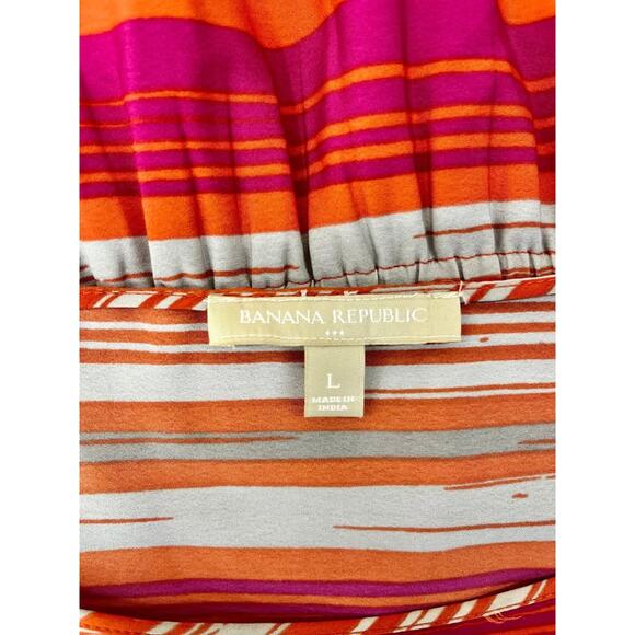 Banana Republic | Women's Striped Top | Size Large - Picture 4 of 4